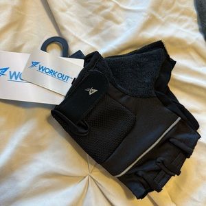 Mens Primark Black Workout Gloves